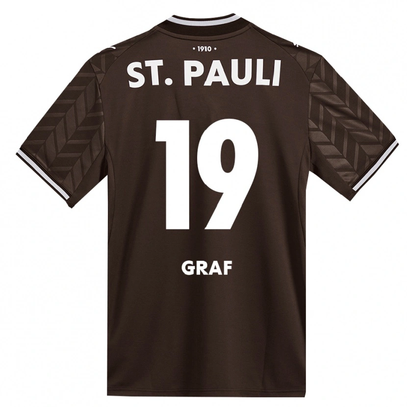 Danxen Mænd Alexander Graf #19 Cafe Hvid Hjemmebane Spillertrøjer 2026/27 Trøje T-Shirt