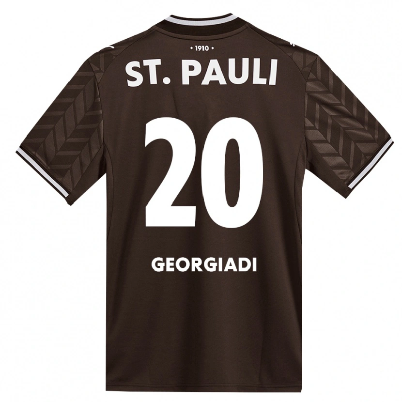 Danxen Mænd Jannis Georgiadi #20 Cafe Hvid Hjemmebane Spillertrøjer 2026/27 Trøje T-Shirt