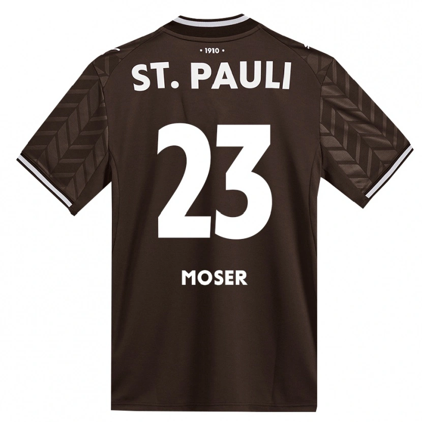 Danxen Mænd Ammon Moser #23 Cafe Hvid Hjemmebane Spillertrøjer 2026/27 Trøje T-Shirt