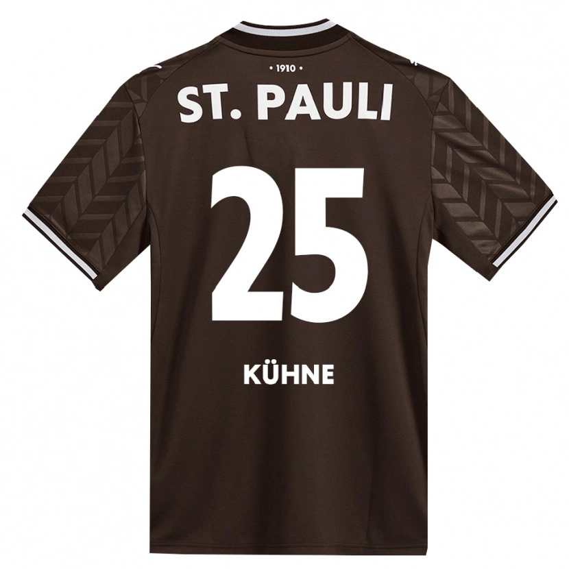 Danxen Mænd Florian Kühne #25 Cafe Hvid Hjemmebane Spillertrøjer 2026/27 Trøje T-Shirt
