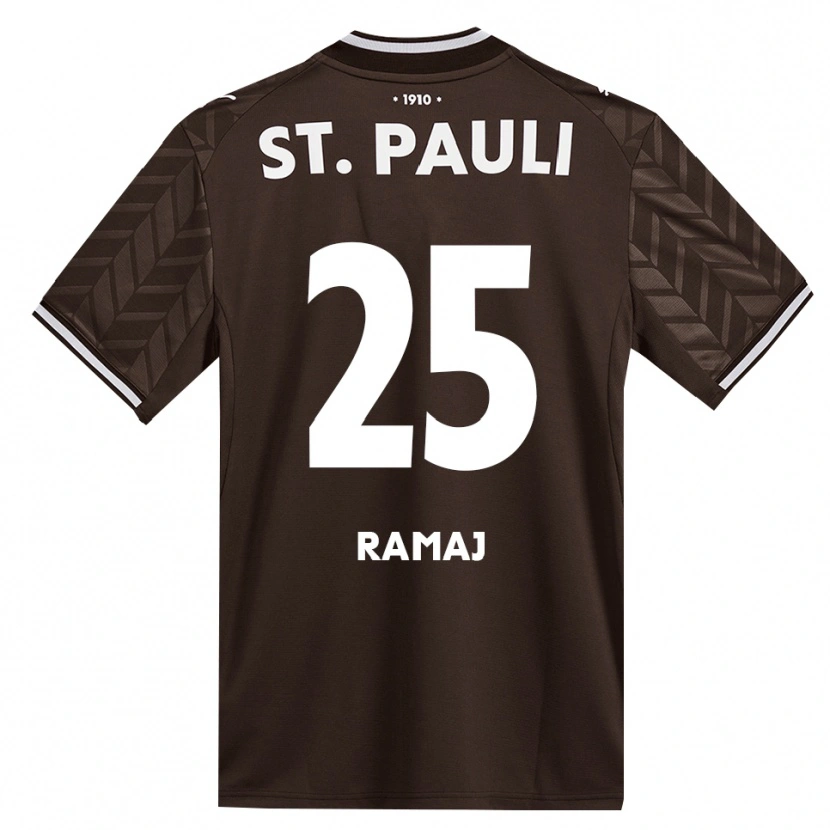 Danxen Mænd Leotrim Ramaj #25 Cafe Hvid Hjemmebane Spillertrøjer 2026/27 Trøje T-Shirt