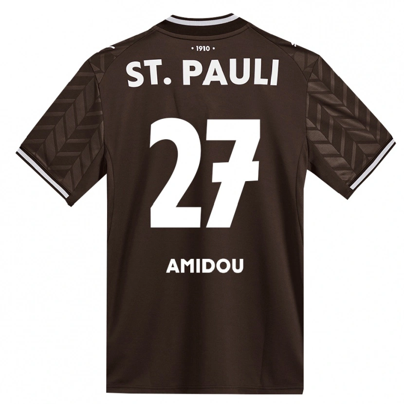 Danxen Mænd Amir Amidou #27 Cafe Hvid Hjemmebane Spillertrøjer 2026/27 Trøje T-Shirt