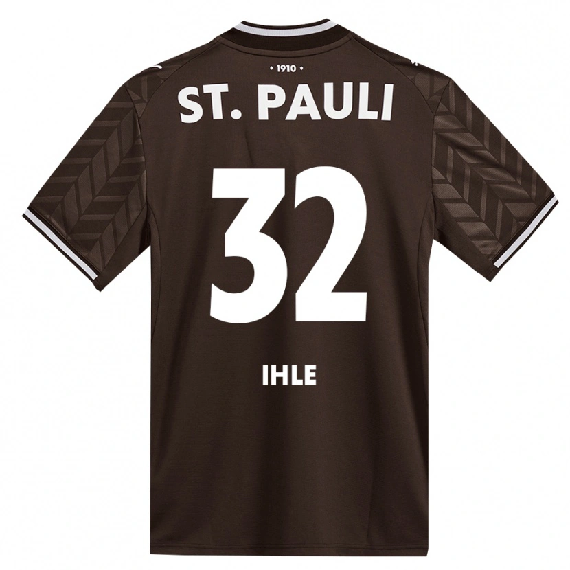 Danxen Mænd Friederike Ihle #32 Cafe Hvid Hjemmebane Spillertrøjer 2026/27 Trøje T-Shirt