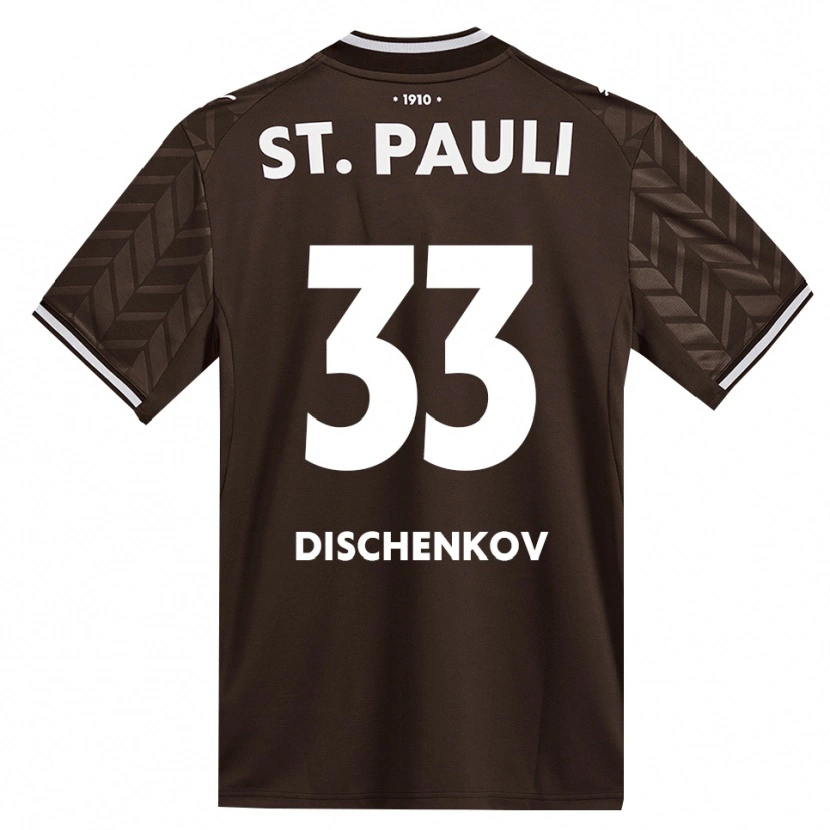 Danxen Mænd Dimitri Dischenkov #33 Cafe Hvid Hjemmebane Spillertrøjer 2026/27 Trøje T-Shirt
