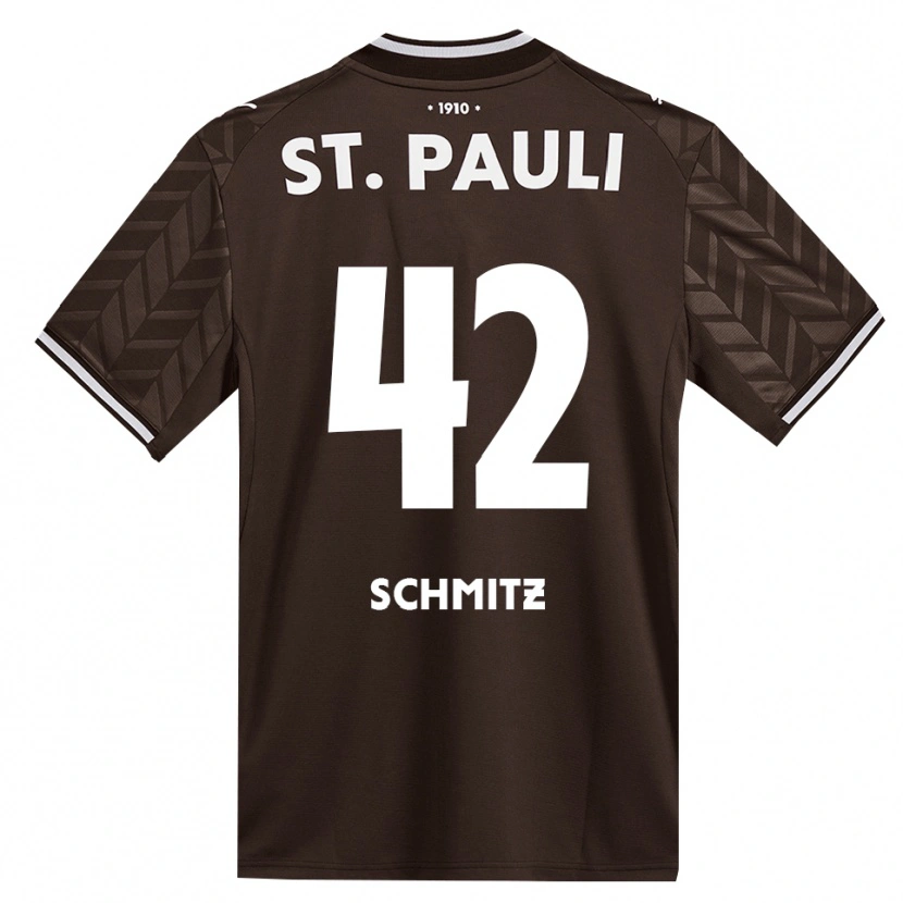 Danxen Mænd Marwin Schmitz #42 Cafe Hvid Hjemmebane Spillertrøjer 2026/27 Trøje T-Shirt
