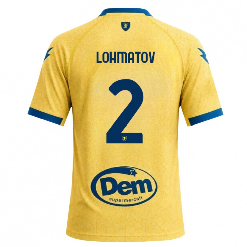 Danxen Mænd Aleksandr Lohmatov #2 Khaki Sort Blå Hjemmebane Spillertrøjer 2026/27 Trøje T-Shirt