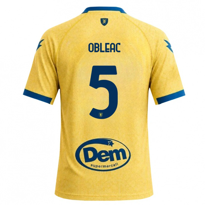 Danxen Mænd Matteo Obleac #5 Khaki Sort Blå Hjemmebane Spillertrøjer 2026/27 Trøje T-Shirt