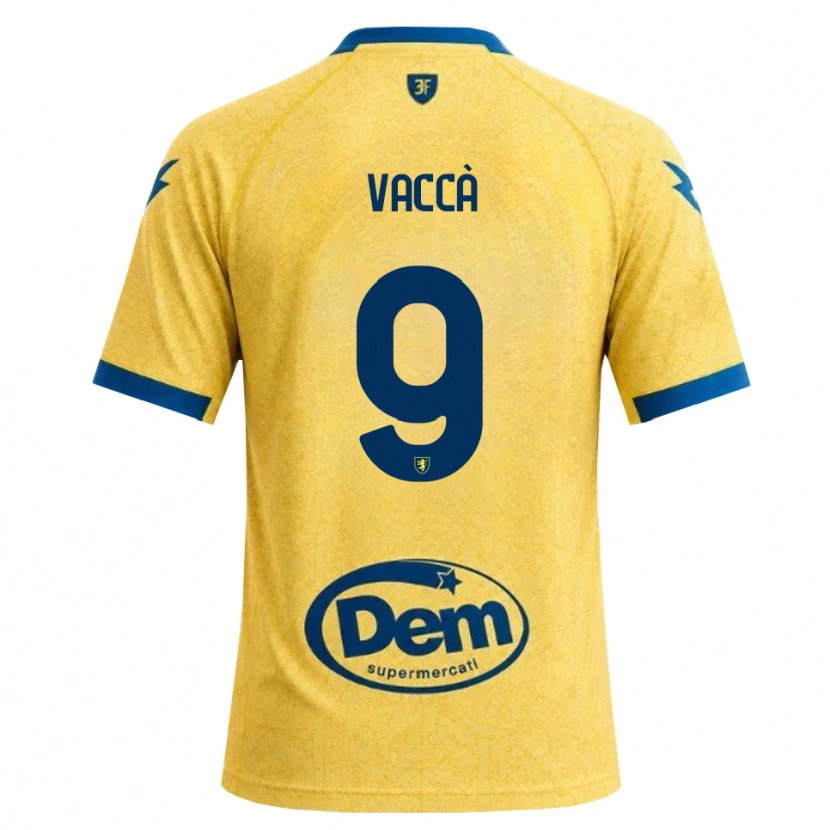 Danxen Mænd Antonio Vaccà #9 Khaki Sort Blå Hjemmebane Spillertrøjer 2026/27 Trøje T-Shirt