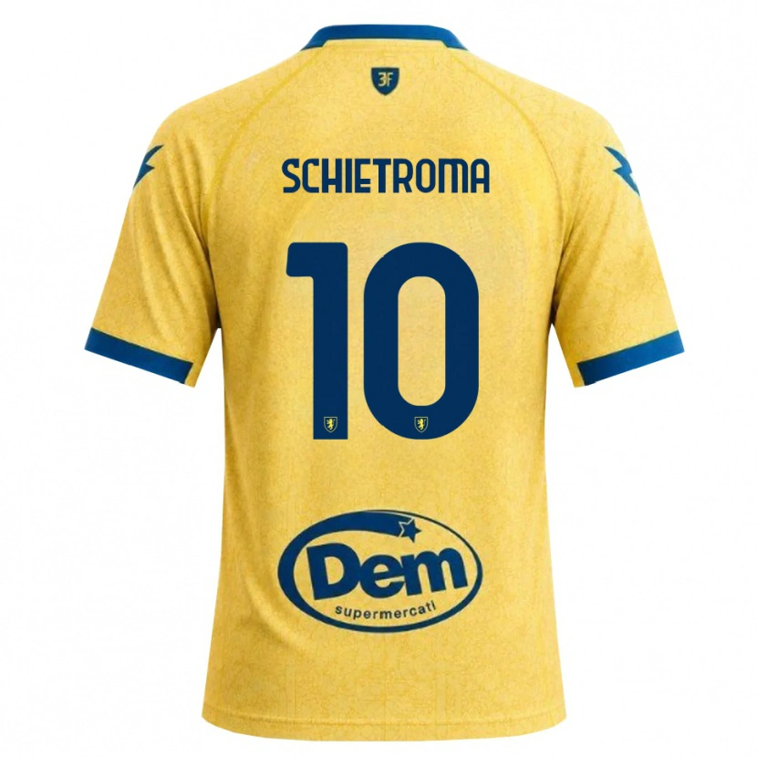 Danxen Mænd Lorenzo Schietroma #10 Khaki Sort Blå Hjemmebane Spillertrøjer 2026/27 Trøje T-Shirt