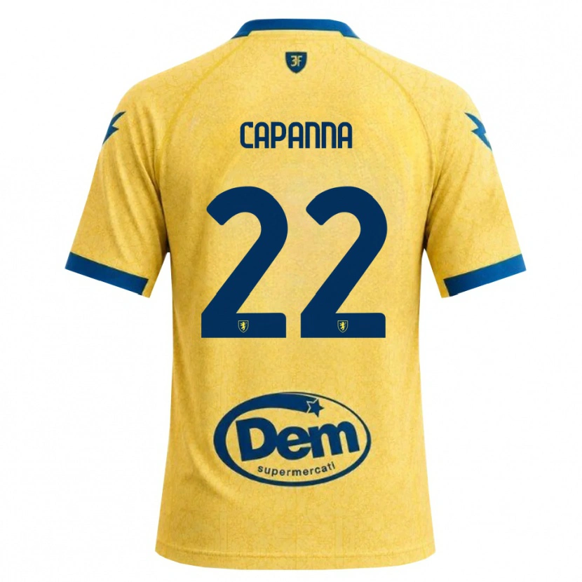 Danxen Mænd Tommaso Capanna #22 Khaki Sort Blå Hjemmebane Spillertrøjer 2026/27 Trøje T-Shirt