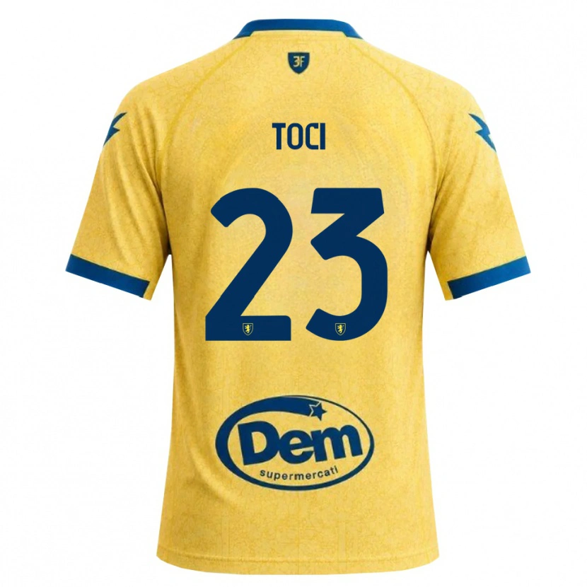 Danxen Mænd Matteo Toci #23 Khaki Sort Blå Hjemmebane Spillertrøjer 2026/27 Trøje T-Shirt