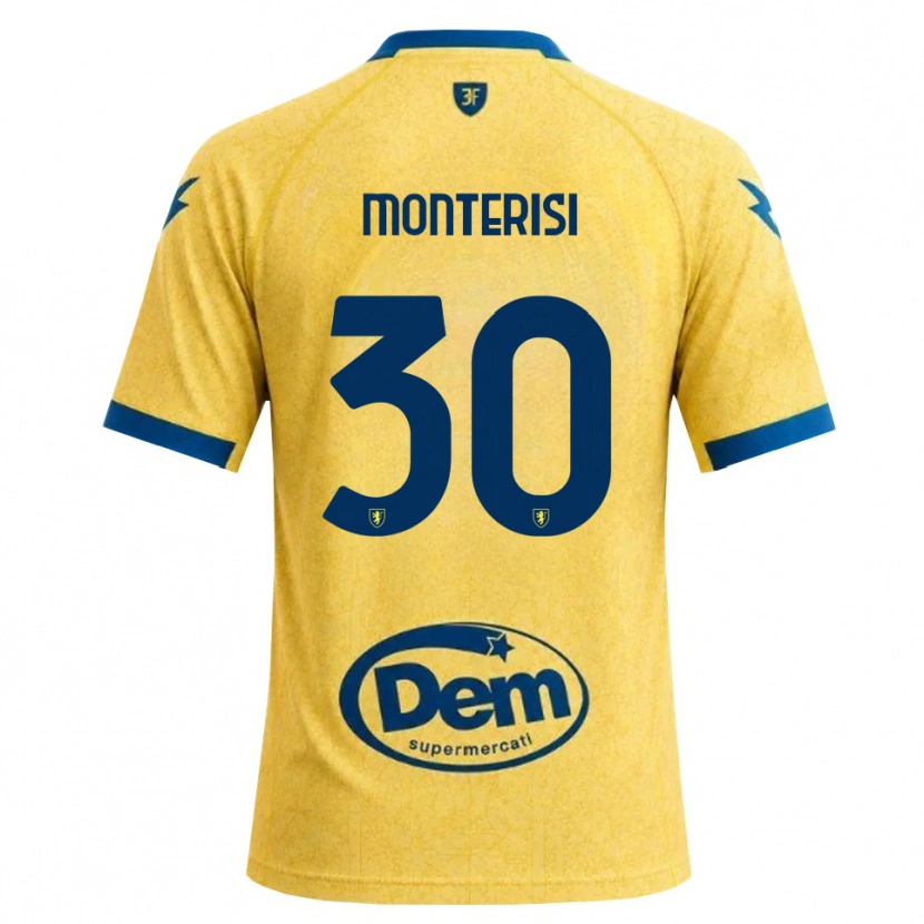 Danxen Mænd Ilario Monterisi #30 Khaki Sort Blå Hjemmebane Spillertrøjer 2026/27 Trøje T-Shirt