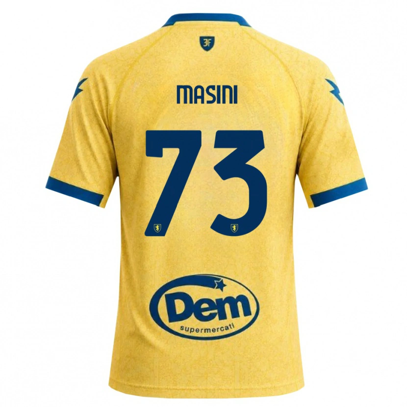 Danxen Mænd Patrizio Masini #73 Khaki Sort Blå Hjemmebane Spillertrøjer 2026/27 Trøje T-Shirt