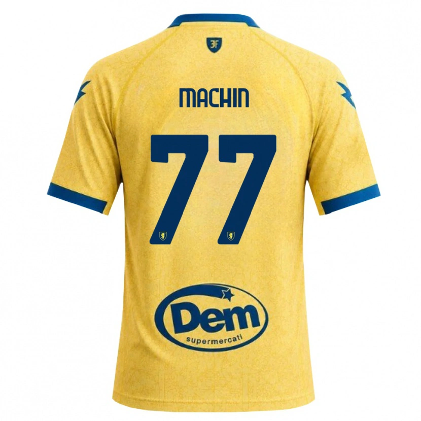 Danxen Mænd José Machín #77 Khaki Sort Blå Hjemmebane Spillertrøjer 2026/27 Trøje T-Shirt