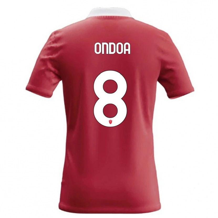 Danxen Mænd Foe Ondoa #8 Rød Hvid Hjemmebane Spillertrøjer 2026/27 Trøje T-Shirt