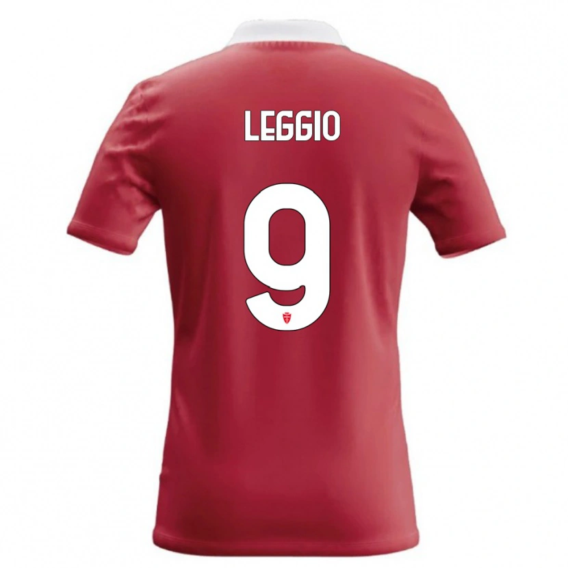 Danxen Mænd Thomas Leggio #9 Rød Hvid Hjemmebane Spillertrøjer 2026/27 Trøje T-Shirt