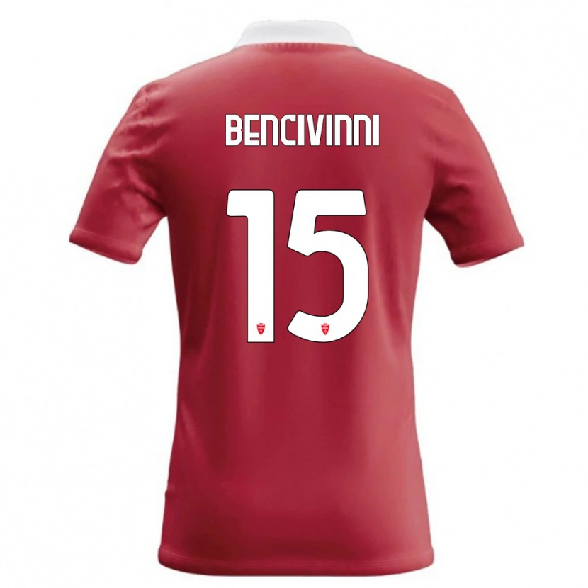 Danxen Mænd Boris Bencivinni #15 Rød Hvid Hjemmebane Spillertrøjer 2026/27 Trøje T-Shirt