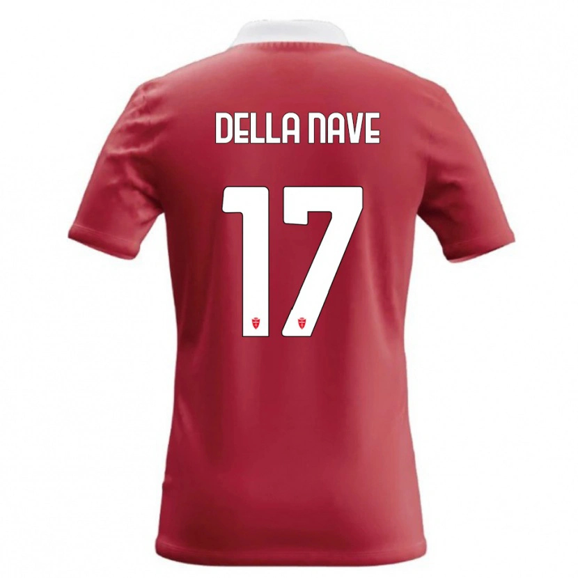 Danxen Mænd Alex Ortolani Della Nave #17 Rød Hvid Hjemmebane Spillertrøjer 2026/27 Trøje T-Shirt