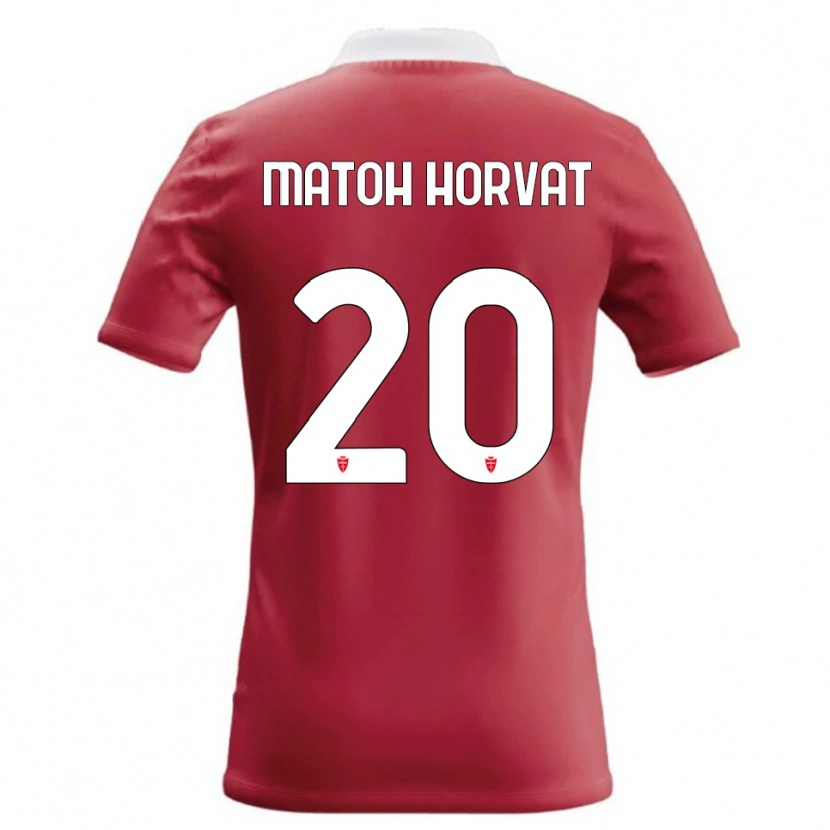 Danxen Mænd Liam Matoh Horvat #20 Rød Hvid Hjemmebane Spillertrøjer 2026/27 Trøje T-Shirt