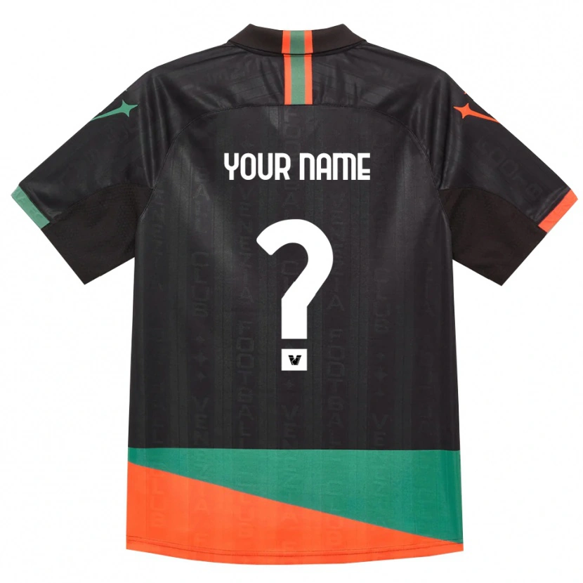 Danxen Mænd Dit Navn #0 Sort Orange Grøn Hjemmebane Spillertrøjer 2026/27 Trøje T-Shirt
