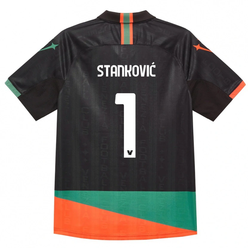 Danxen Mænd Filip Stanković #1 Sort Orange Grøn Hjemmebane Spillertrøjer 2026/27 Trøje T-Shirt