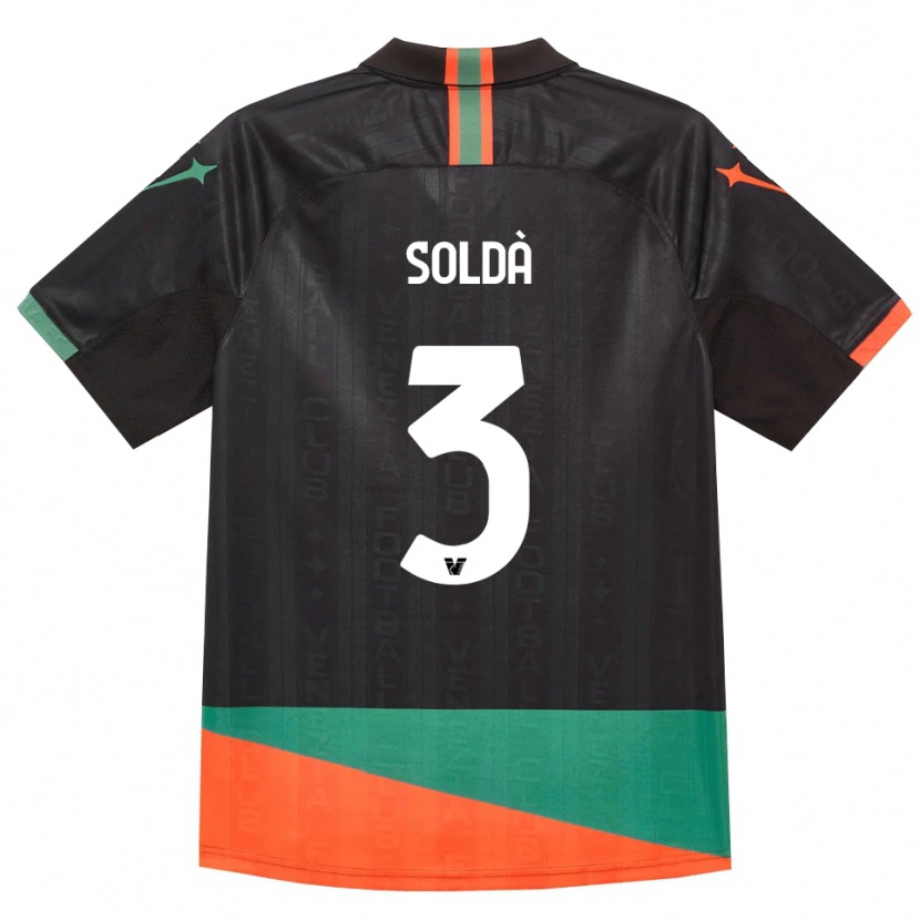 Danxen Mænd Mohamed Soldà #3 Sort Orange Grøn Hjemmebane Spillertrøjer 2026/27 Trøje T-Shirt