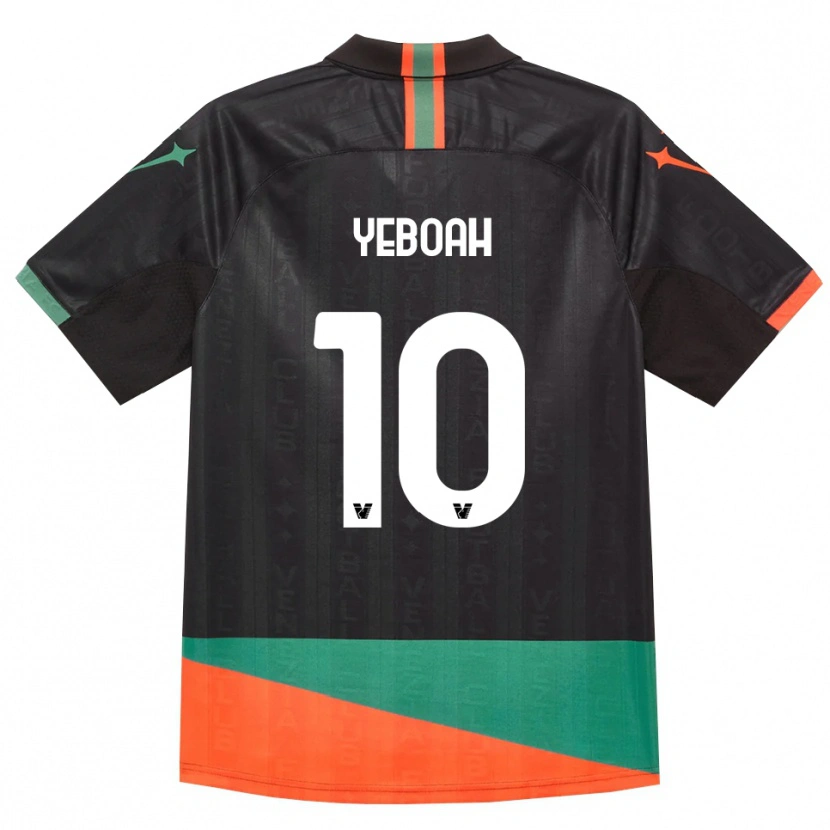 Danxen Mænd John Yeboah #10 Sort Orange Grøn Hjemmebane Spillertrøjer 2026/27 Trøje T-Shirt