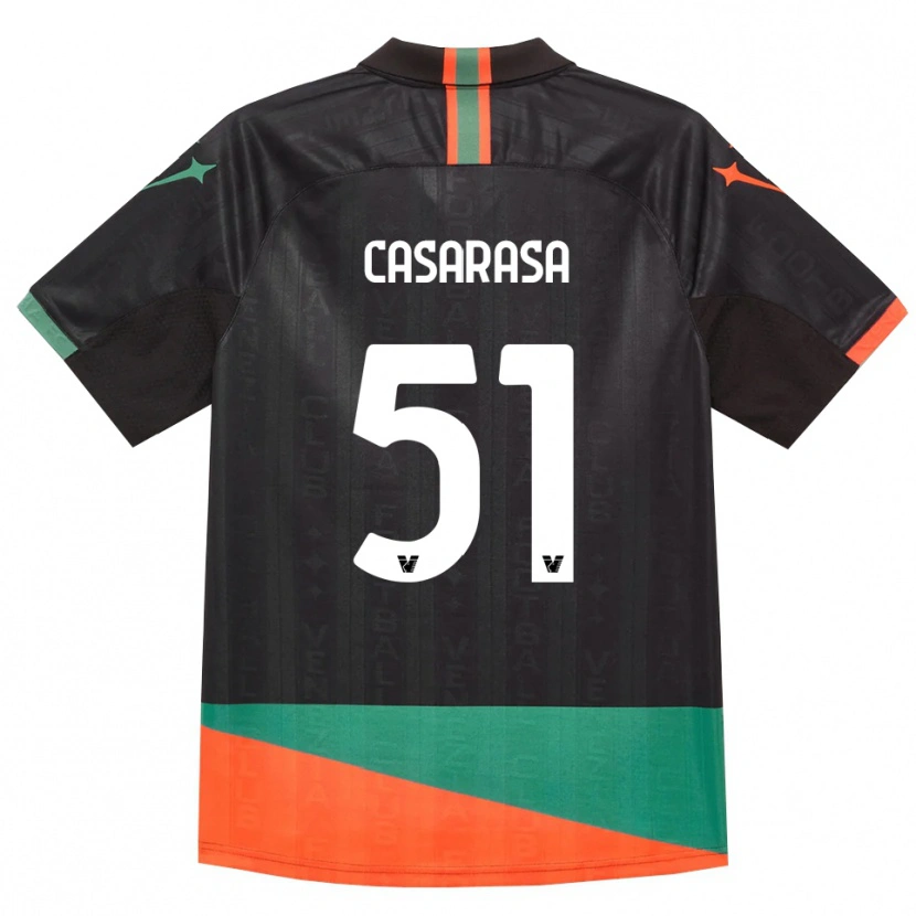 Danxen Mænd Asia Casarasa #51 Sort Orange Grøn Hjemmebane Spillertrøjer 2026/27 Trøje T-Shirt