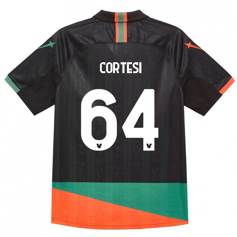 Danxen Mænd Serena Cortesi #64 Sort Orange Grøn Hjemmebane Spillertrøjer 2026/27 Trøje T-Shirt