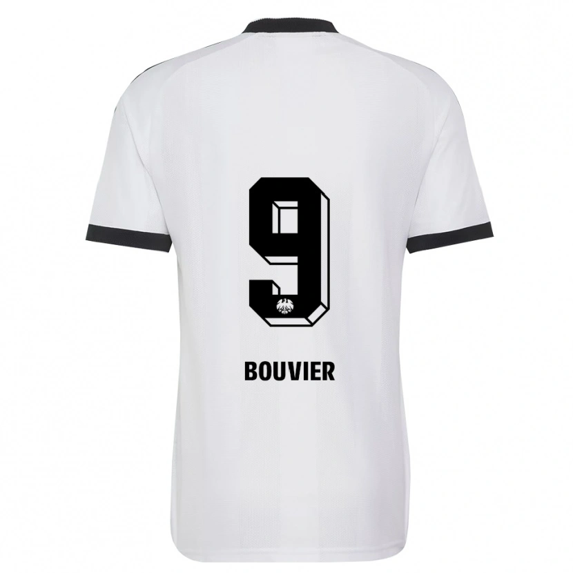 Danxen Mænd Marcello Bouvier #9 Sort Hvid Udebane Spillertrøjer 2026/27 Trøje T-Shirt