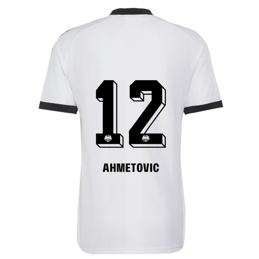 Danxen Mænd Marko Ahmetovic #12 Sort Hvid Udebane Spillertrøjer 2026/27 Trøje T-Shirt
