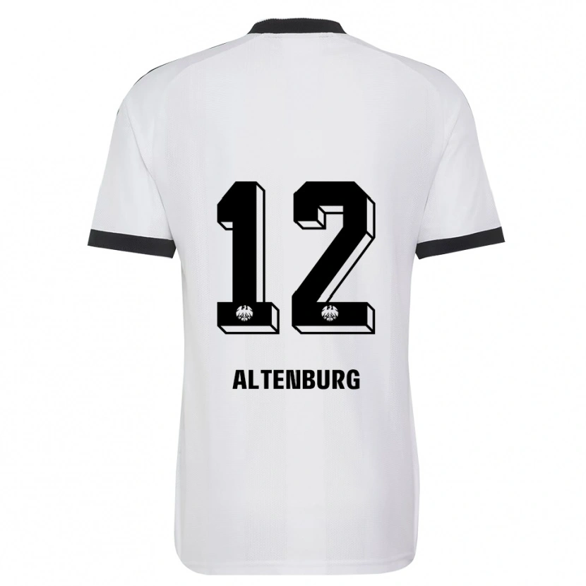 Danxen Mænd Lina Altenburg #12 Sort Hvid Udebane Spillertrøjer 2026/27 Trøje T-Shirt