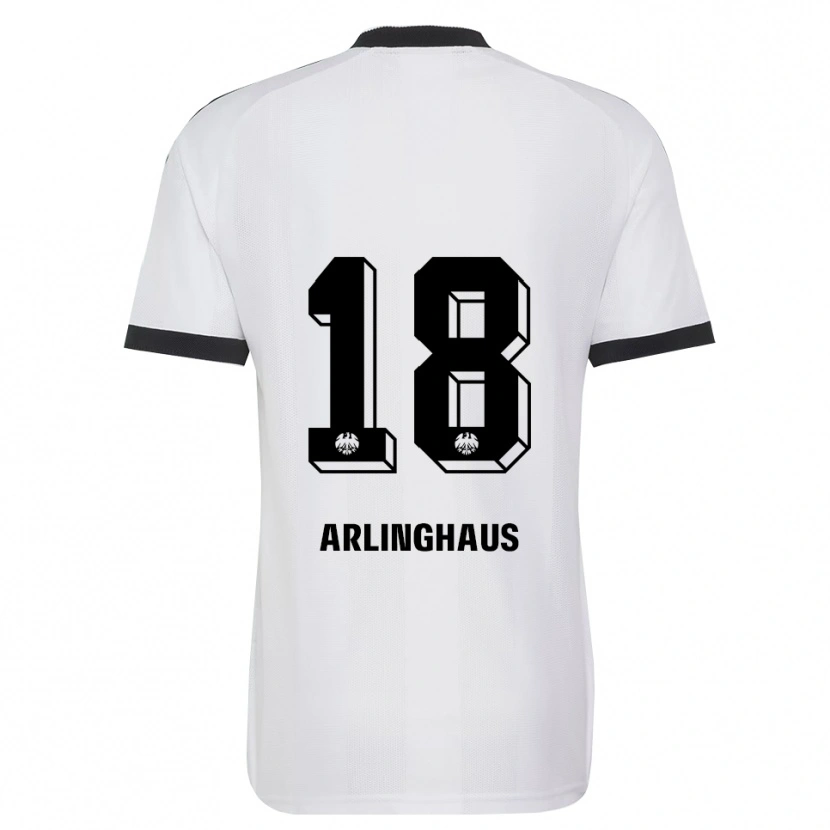 Danxen Mænd Maximilian Arlinghaus #18 Sort Hvid Udebane Spillertrøjer 2026/27 Trøje T-Shirt