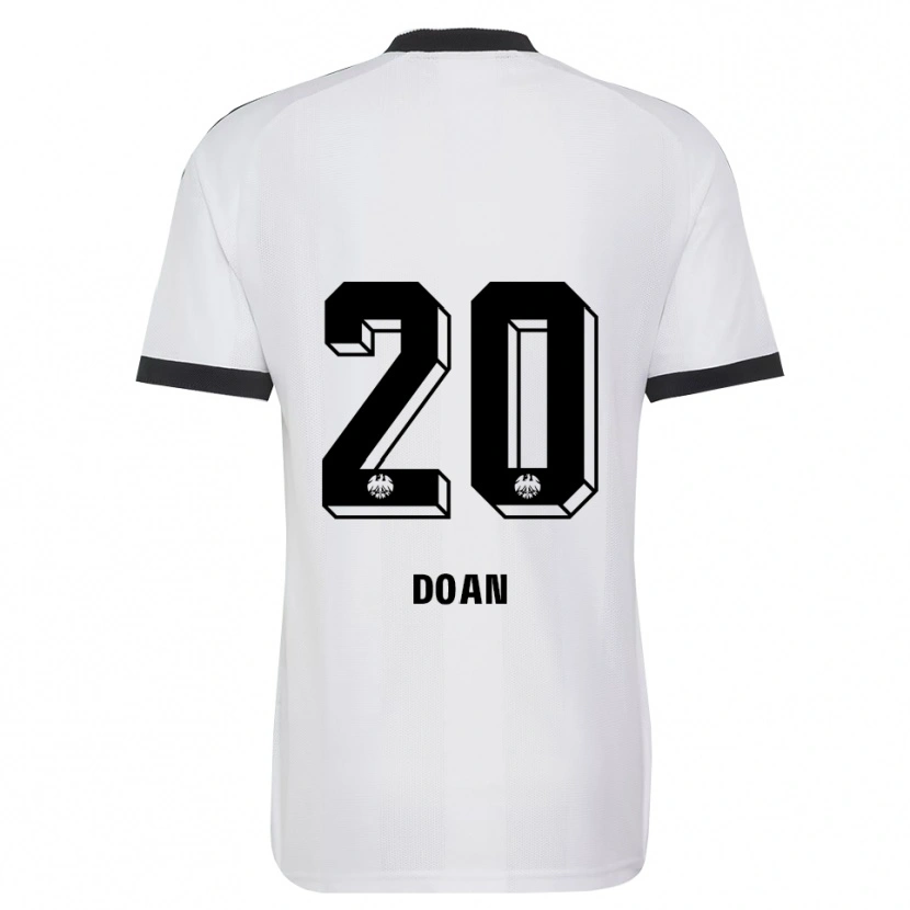 Danxen Mænd Ritsu Doan #20 Sort Hvid Udebane Spillertrøjer 2026/27 Trøje T-Shirt