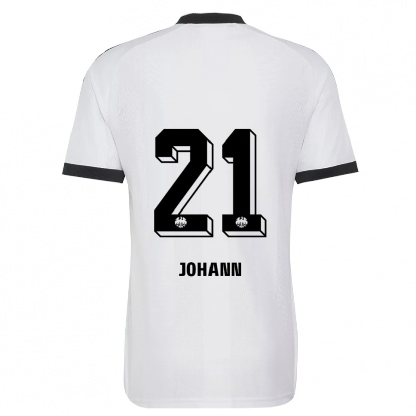 Danxen Mænd Hannah Johann #21 Sort Hvid Udebane Spillertrøjer 2026/27 Trøje T-Shirt