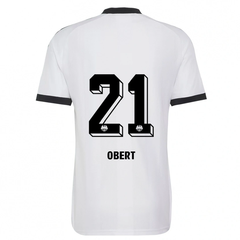 Danxen Mænd Yuriy Obert #21 Sort Hvid Udebane Spillertrøjer 2026/27 Trøje T-Shirt