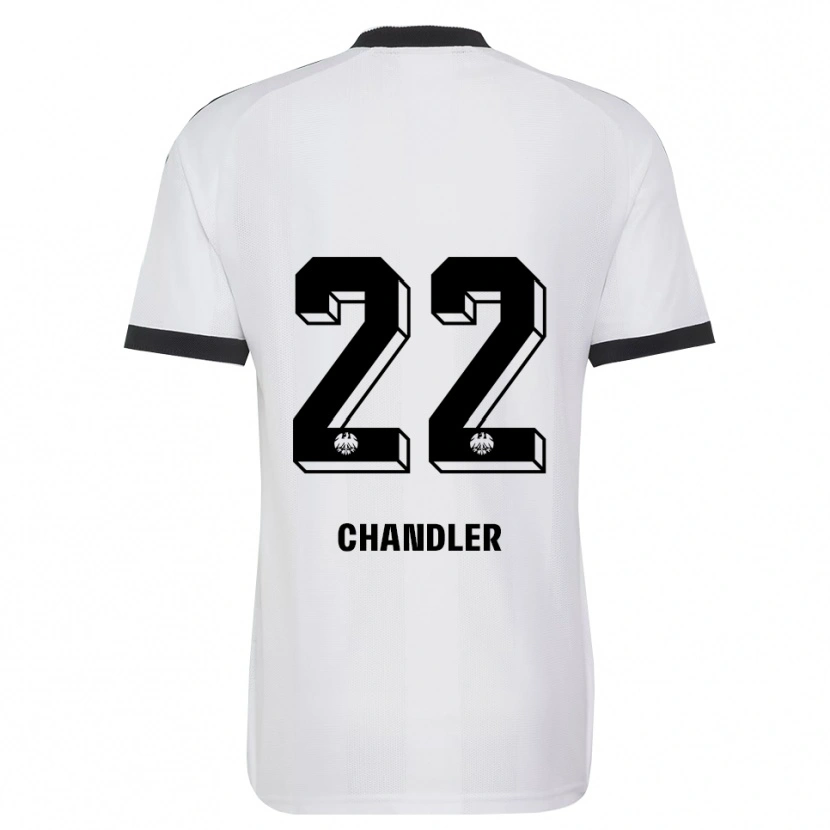 Danxen Mænd Timothy Chandler #22 Sort Hvid Udebane Spillertrøjer 2026/27 Trøje T-Shirt