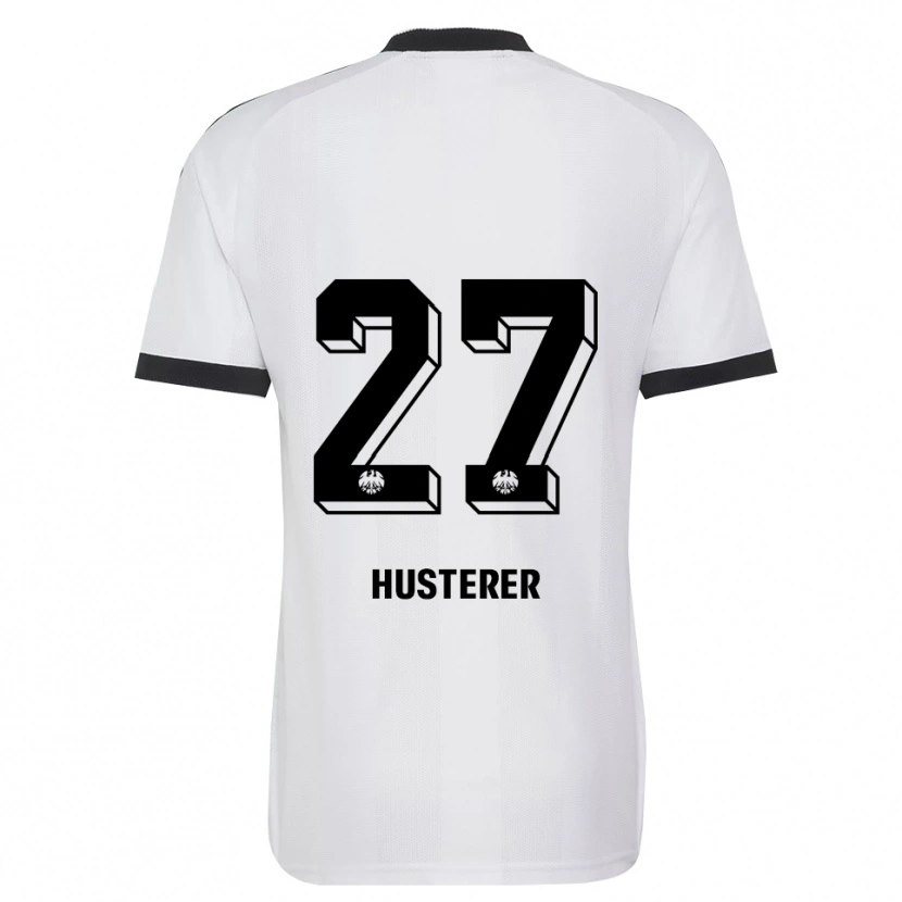 Danxen Mænd Lean Husterer #27 Sort Hvid Udebane Spillertrøjer 2026/27 Trøje T-Shirt
