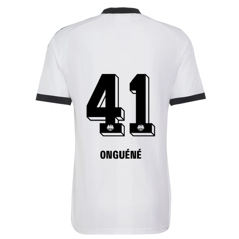 Danxen Mænd Jérôme Onguéné #41 Sort Hvid Udebane Spillertrøjer 2026/27 Trøje T-Shirt