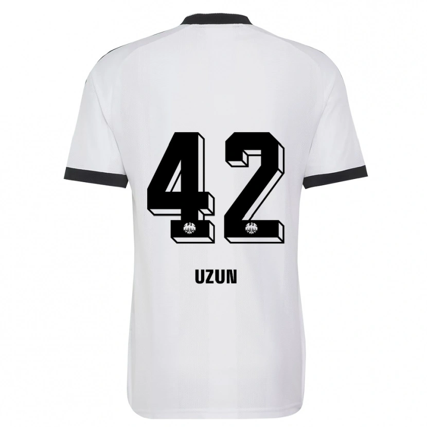 Danxen Mænd Can Uzun #42 Sort Hvid Udebane Spillertrøjer 2026/27 Trøje T-Shirt