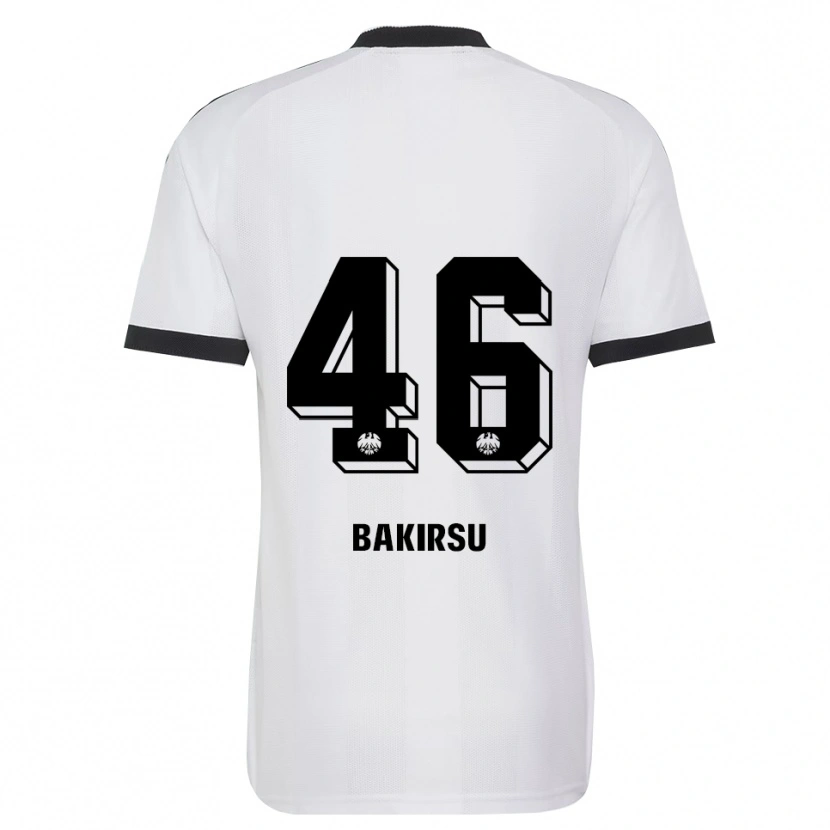 Danxen Mænd Hüseyin Bakirsu #46 Sort Hvid Udebane Spillertrøjer 2026/27 Trøje T-Shirt