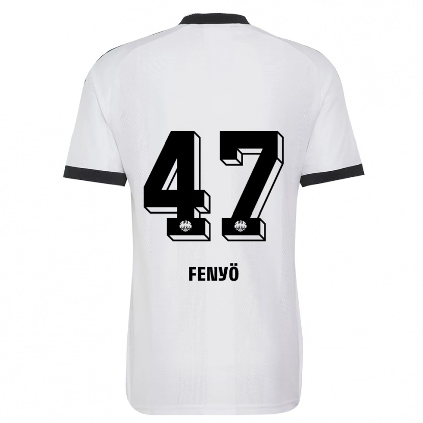 Danxen Mænd Noah Fenyö #47 Sort Hvid Udebane Spillertrøjer 2026/27 Trøje T-Shirt