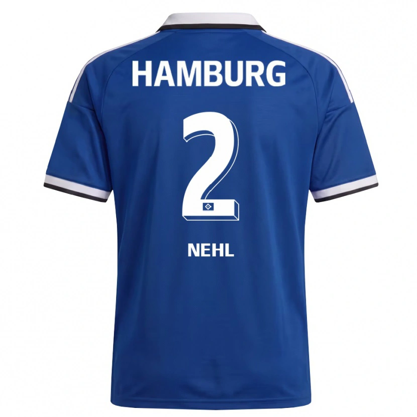 Danxen Mænd Julius Nehl #2 Hvid Blå Udebane Spillertrøjer 2026/27 Trøje T-Shirt