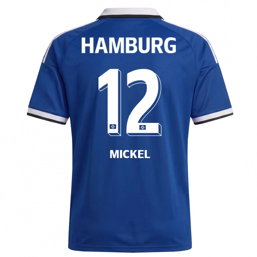 Danxen Mænd Tom Mickel #12 Hvid Blå Udebane Spillertrøjer 2026/27 Trøje T-Shirt