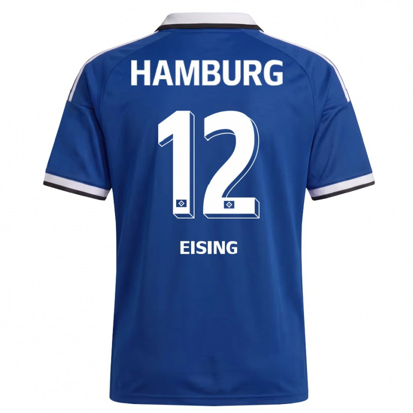 Danxen Mænd Luis Eising #12 Hvid Blå Udebane Spillertrøjer 2026/27 Trøje T-Shirt