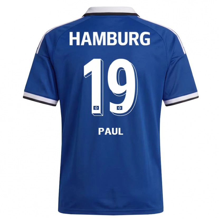 Danxen Mænd Louis Paul #19 Hvid Blå Udebane Spillertrøjer 2026/27 Trøje T-Shirt