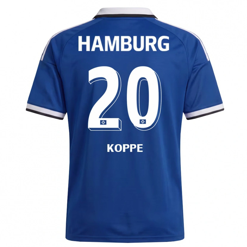 Danxen Mænd Katharina Köppe #20 Hvid Blå Udebane Spillertrøjer 2026/27 Trøje T-Shirt