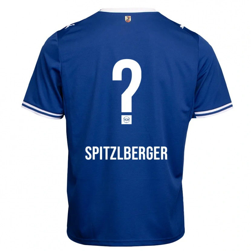 Danxen Mænd Tyler Spitzlberger #0 Kongelig Blå Hvid Udebane Spillertrøjer 2026/27 Trøje T-Shirt