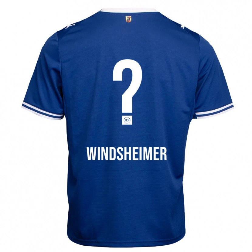 Danxen Mænd Tim Windsheimer #0 Kongelig Blå Hvid Udebane Spillertrøjer 2026/27 Trøje T-Shirt