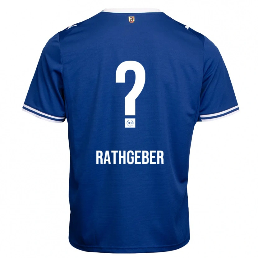 Danxen Mænd Bernd Rathgeber #0 Kongelig Blå Hvid Udebane Spillertrøjer 2026/27 Trøje T-Shirt